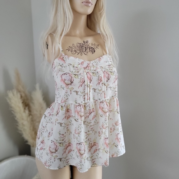Kismet Tops - KISMET summer floral camisole dainty feminine
